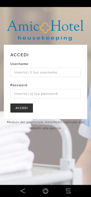 AmicHotel housekeeping Screenshot 0