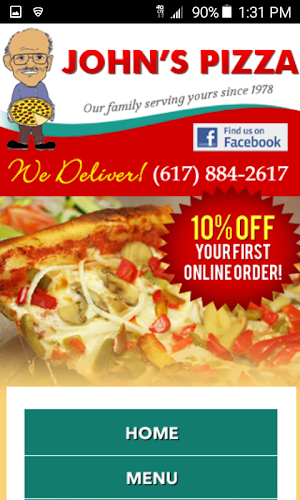 John's Pizza Screenshot 2