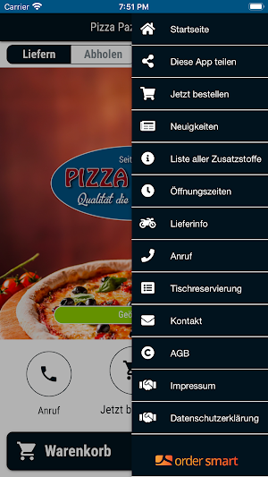 Pizza Pazza Lieferservice Screenshot 2