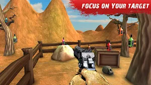 Knock Bottles Down: Sniper Gun Shooting Games Screenshot 0