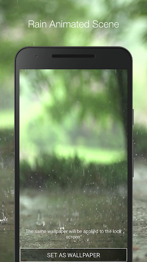 Real Rain Live Wallpaper Screenshot 1