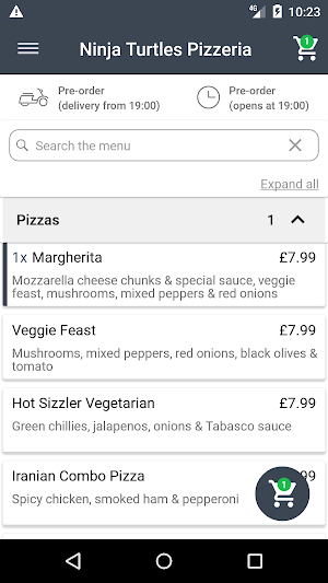 Ninja Restaurant Screenshot 1