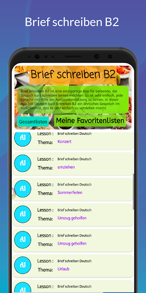 Brief schreiben B2 Screenshot 1