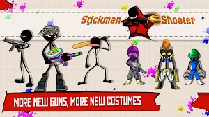 Stickman Shooter : Gun Shooting Games Screenshot 0