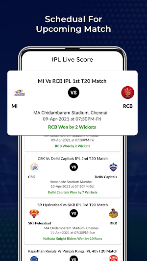 Live Cricket Match Scores Screenshot 3
