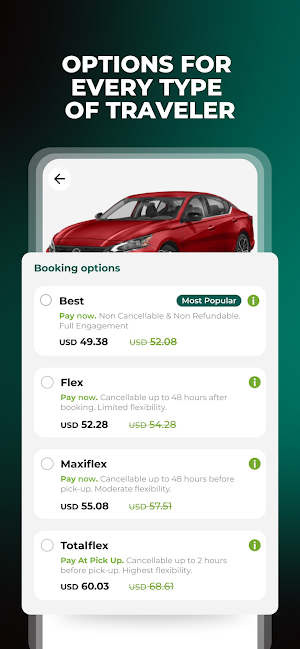 NÜ Car Rentals Screenshot 2