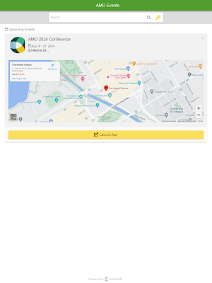 AMO Events Screenshot 3