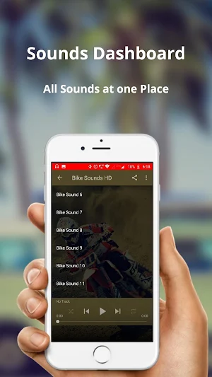 Bike Sounds - Best Motorcycle Sounds Ringtones Screenshot 1