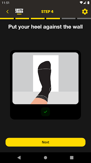 Safety Jogger FootSizer Screenshot 0
