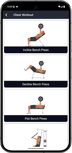 GymX - Gym Workout Trainer Screenshot 1