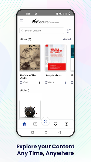 OnSecure eBook Reader Screenshot 0