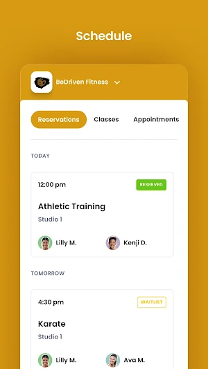BeDriven Fitness Screenshot 2
