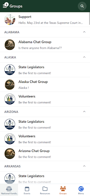 Family Rights Community Screenshot 1