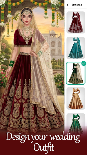 Indian Wedding Dress Up Bride Screenshot 1
