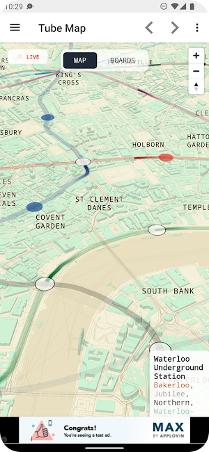 London Underground Tube Map Screenshot 2