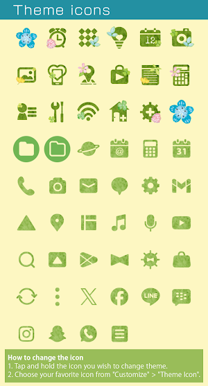 Clovers and Swallows Theme Screenshot 3