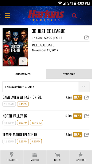 Harkins Theatres Screenshot 2
