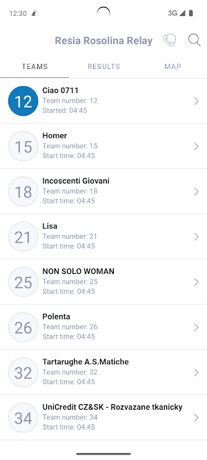 Resia Rosolina Relay Screenshot 0