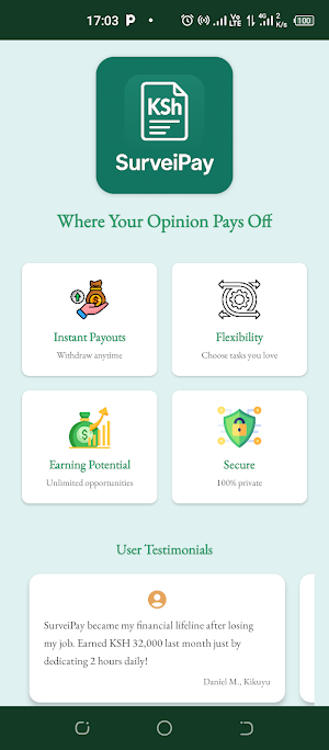 SurveiPay: Cash Out to M-Pesa Screenshot 3