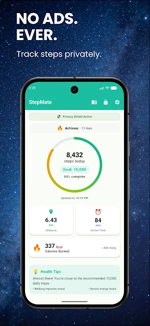 StepMate: Private Step Counter Screenshot 1