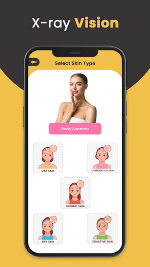Xray Vision - Body Scanner Screenshot 1