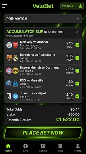 Velobet Screenshot 0