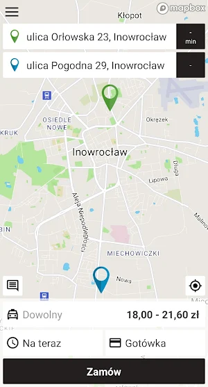 Super Taxi Inowrocław Screenshot 3