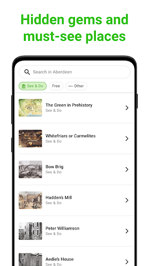 Aberdeen Tour Guide:SmartGuide Screenshot 2