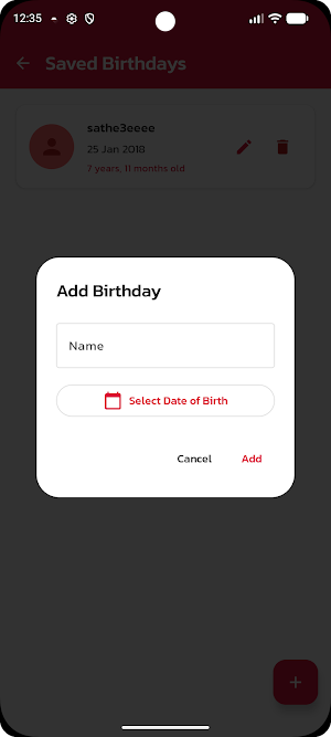 Age Calculator - Date Of Birth Screenshot 2