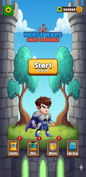 Merge Wars Hero Defense Screenshot 0