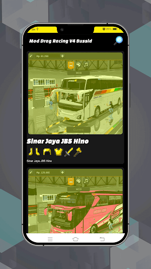 Mod Drag Racing V4 Bussid Screenshot 1