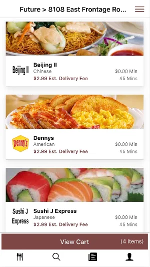 ChowTime Delivery Service Screenshot 1