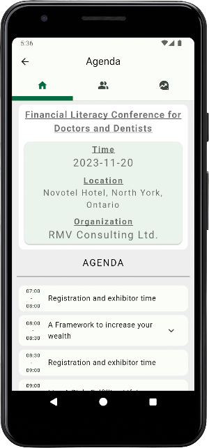Conference Manager Screenshot 1