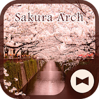 Wallpaper Sakura Arch Theme