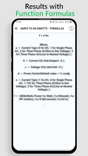 Kilowatt Calculator: kW btu Screenshot 2