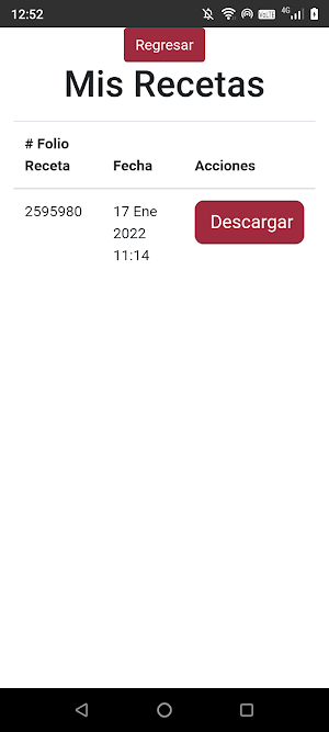 Respaldo VC Tu Tarjeta  Salud Screenshot 2
