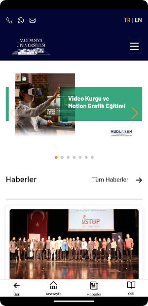 Mudanya Üniversitesi Screenshot 2