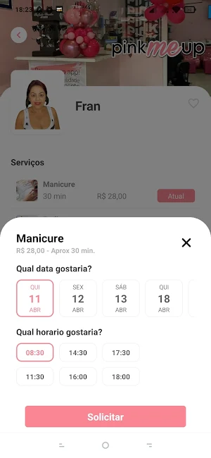 PinkMeUp Screenshot 0