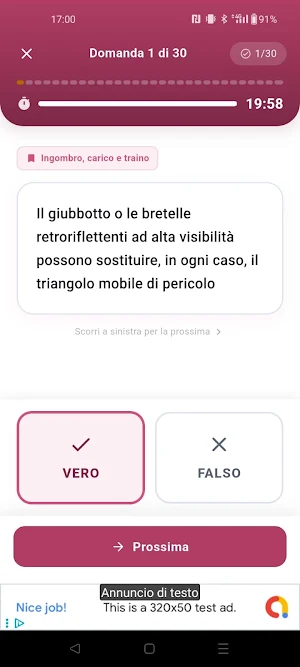 Quiz Patente 2026 - A e B Screenshot 1