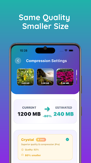 GallerySlim - Compress photos Screenshot 2