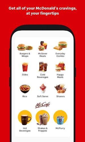 McDelivery- McDonald’s India: Food Delivery App Screenshot 1