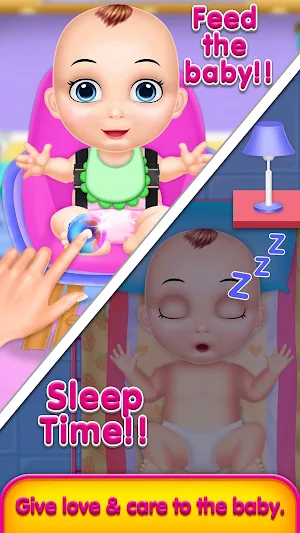 Cute Baby daycare and babysitter madness Screenshot 2