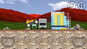 Monster Hill Climb Bulldozer Screenshot 1