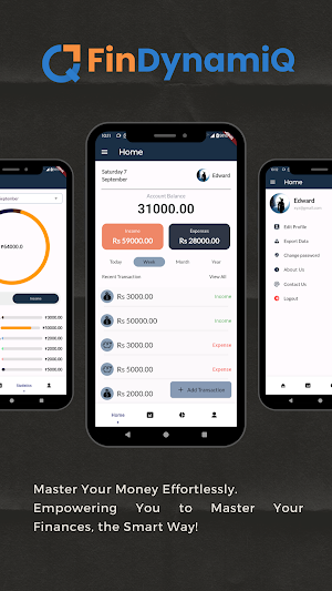 FinDynamiQ:Split & Bookkeeping Screenshot 1