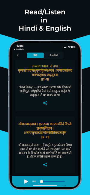 Bhagavad Gita Community - AI Screenshot 1
