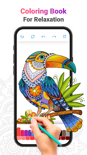 Coloring Book For Relaxation Screenshot 0
