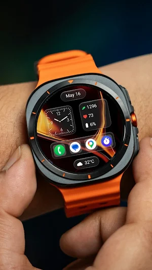 Aero Glass Analog Watch Face Screenshot 0
