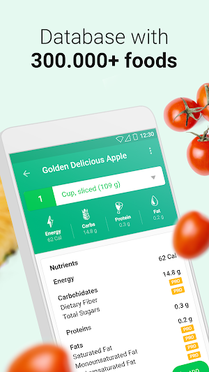 Calorie Counter - Nutrition & Healthy Diet plan Screenshot 2