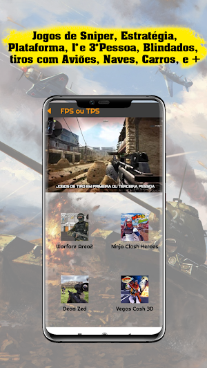 +100 Jogos de Tiro e Guerra Screenshot 1