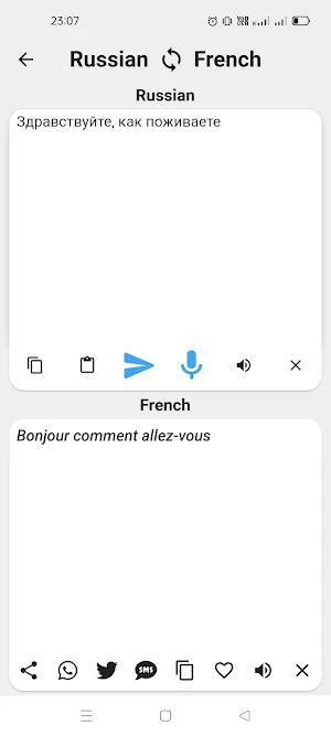 Russian To French Translator Screenshot 1